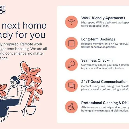 דירה Guestready - Stylish Haven Near Cathedral *